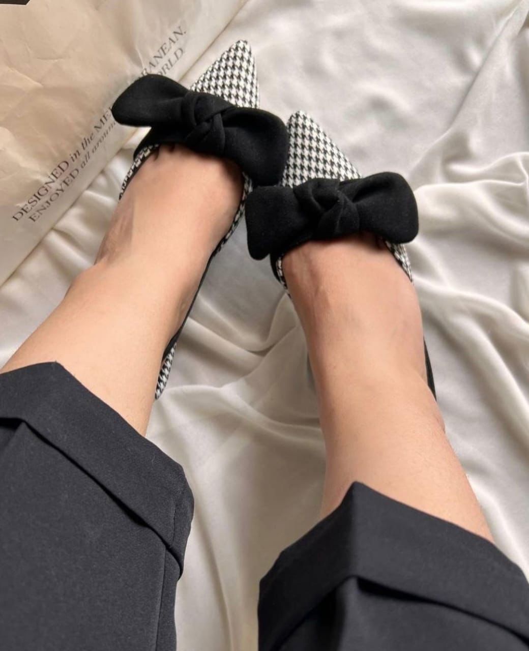 CHECKERED HEELS