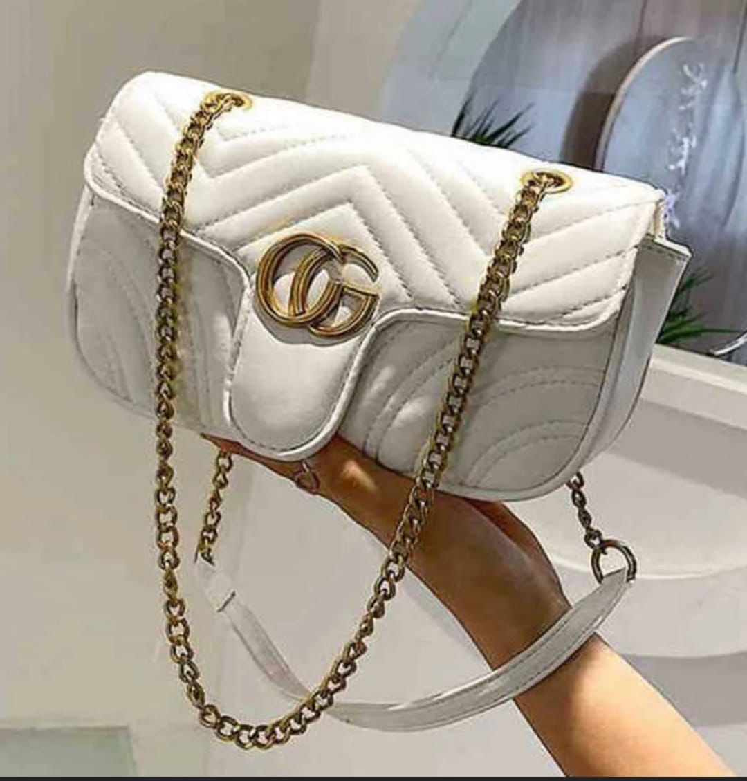 IMPORTED GUCCI BAG (WHITE)